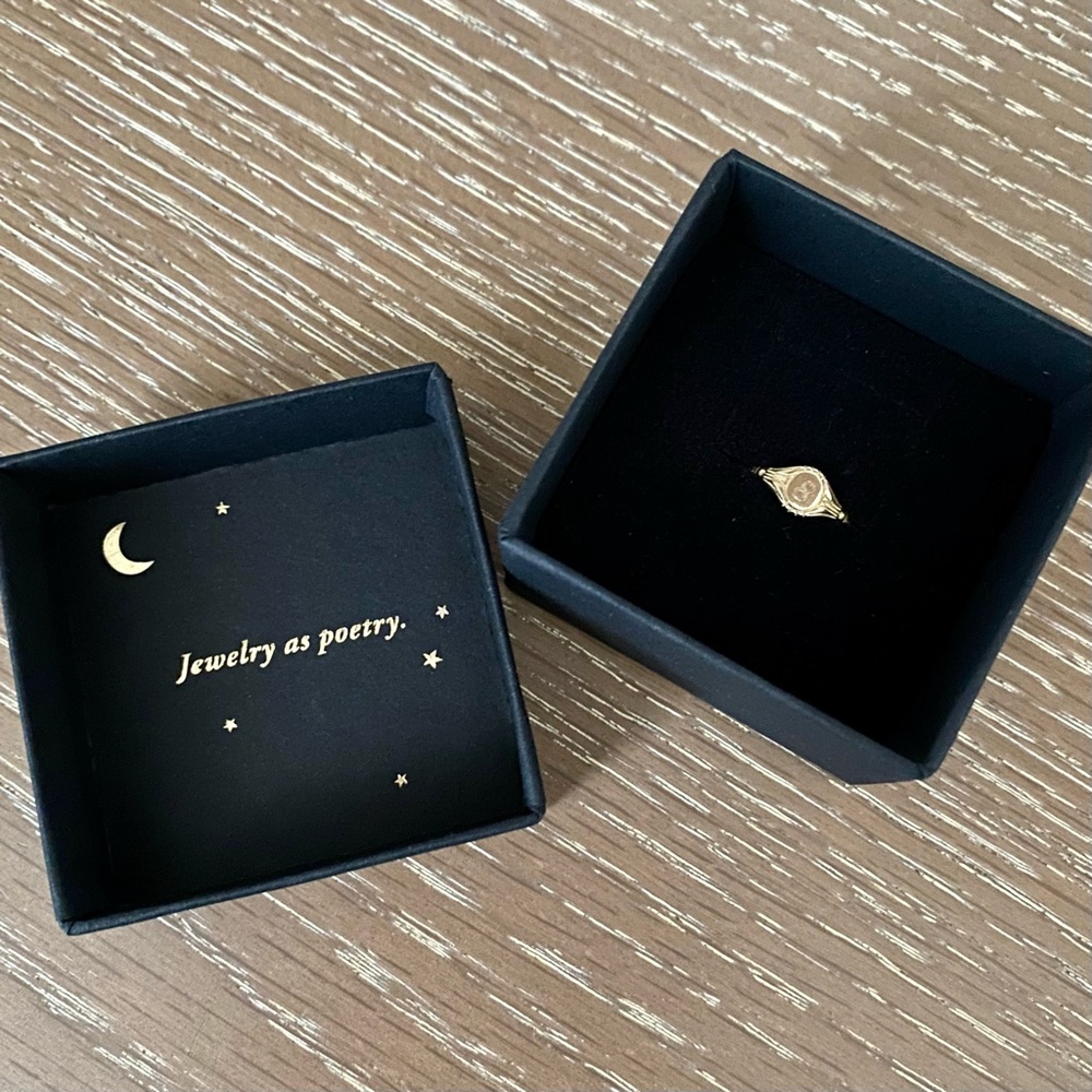 SOLD Catbird Baby Cygnet ring
